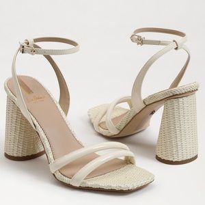 Sam Edelman “Kia” Block Heel Sandal (Porcelain)